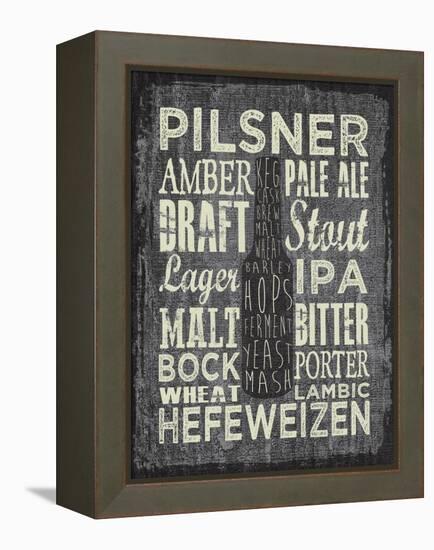 Beer Sign III-Erin Clark-Framed Premier Image Canvas