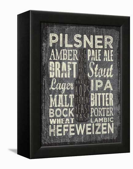 Beer Sign III-Erin Clark-Framed Premier Image Canvas