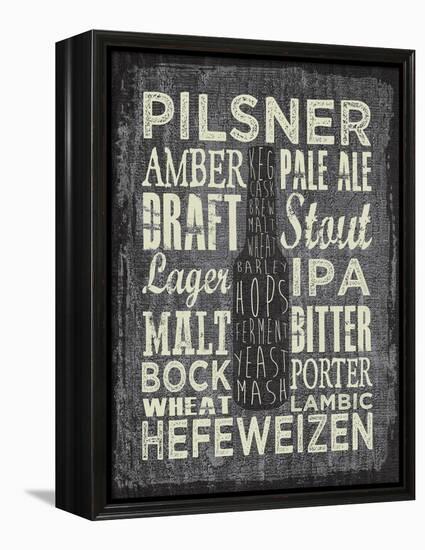 Beer Sign III-Erin Clark-Framed Premier Image Canvas