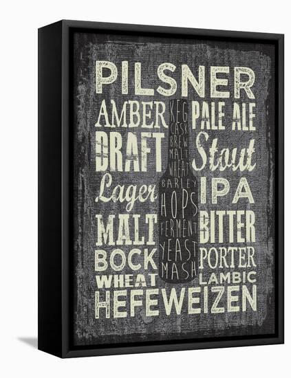 Beer Sign III-Erin Clark-Framed Premier Image Canvas