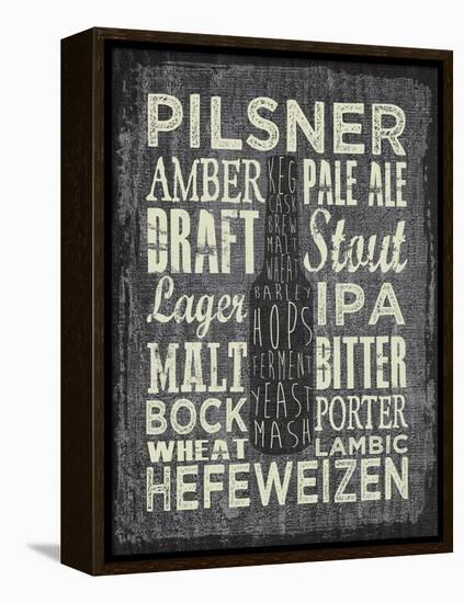 Beer Sign III-Erin Clark-Framed Premier Image Canvas