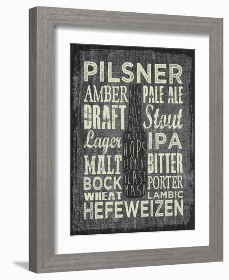 Beer Sign III-Erin Clark-Framed Giclee Print