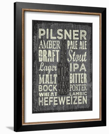 Beer Sign III-Erin Clark-Framed Giclee Print