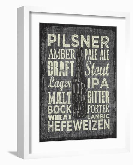 Beer Sign III-Erin Clark-Framed Giclee Print