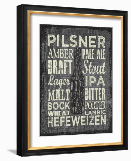 Beer Sign III-Erin Clark-Framed Giclee Print