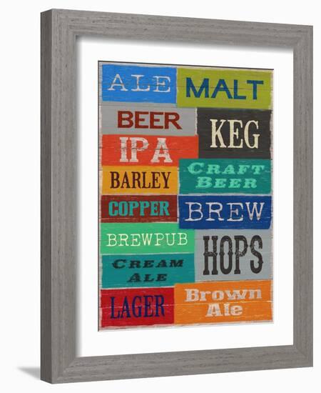 Beer Speak-Sam Appleman-Framed Art Print