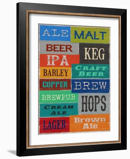 Beer Speak-Sam Appleman-Framed Art Print