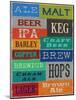 Beer Speak-Sam Appleman-Mounted Art Print