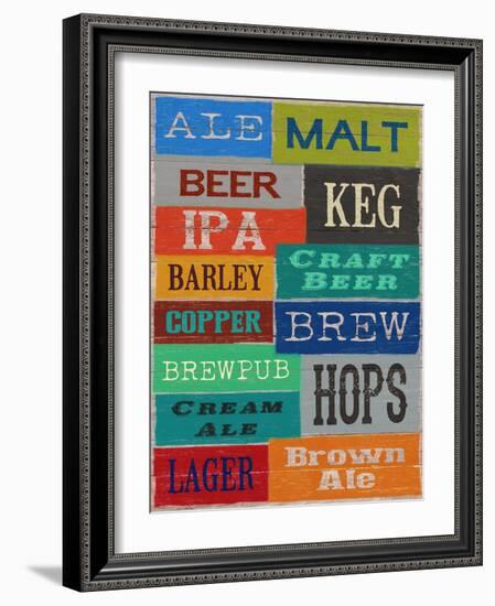 Beer Speak-Sam Appleman-Framed Art Print