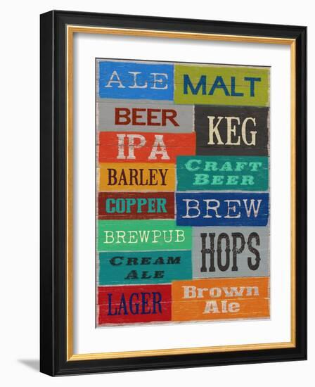 Beer Speak-Sam Appleman-Framed Art Print