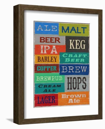 Beer Speak-Sam Appleman-Framed Art Print