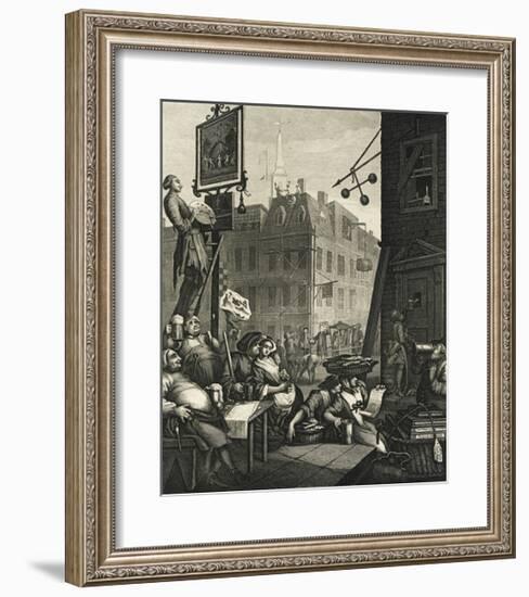 Beer Street-William Hogarth-Framed Premium Giclee Print
