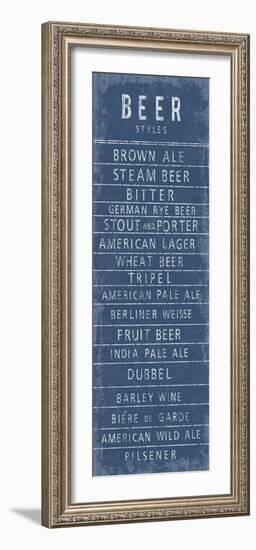 Beer Styles-The Vintage Collection-Framed Giclee Print