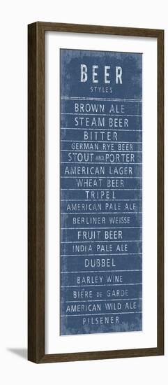 Beer Styles-The Vintage Collection-Framed Giclee Print