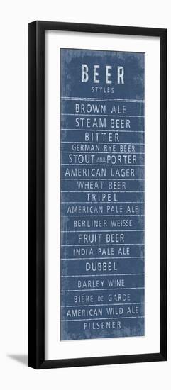 Beer Styles-The Vintage Collection-Framed Giclee Print