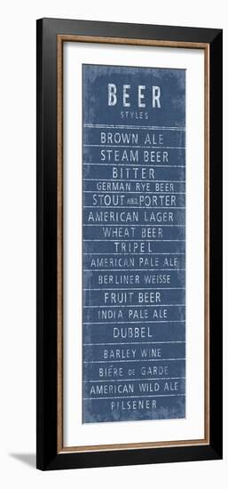 Beer Styles-The Vintage Collection-Framed Giclee Print