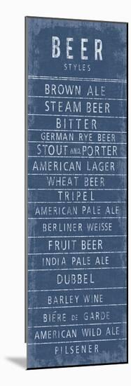 Beer Styles-The Vintage Collection-Mounted Giclee Print