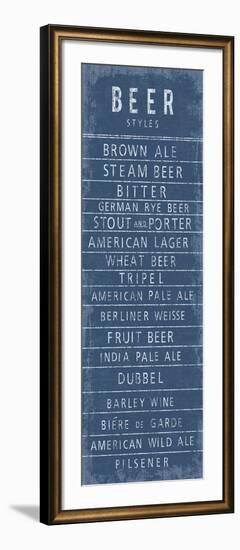 Beer Styles-The Vintage Collection-Framed Giclee Print