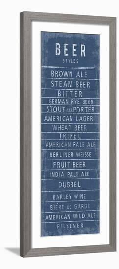 Beer Styles-The Vintage Collection-Framed Giclee Print