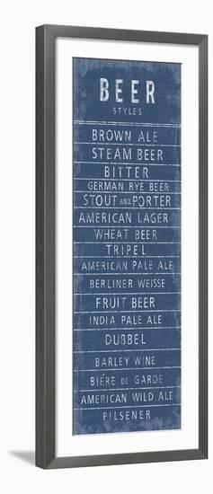Beer Styles-The Vintage Collection-Framed Giclee Print