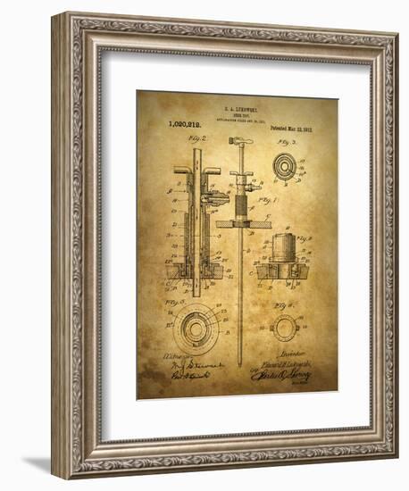 Beer Tap 1912-Dan Sproul-Framed Art Print