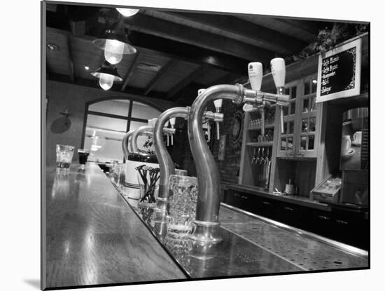 Beer Taps in Holland Bar-Anna Miller-Mounted Photographic Print