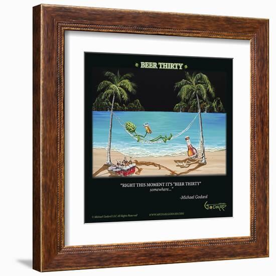 Beer Thirty-Michael Godard-Framed Art Print