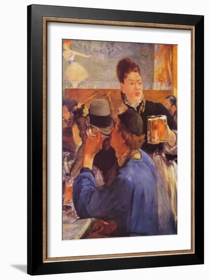 Beer Waitress-Edouard Manet-Framed Art Print