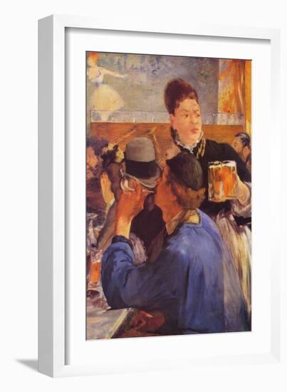 Beer Waitress-Edouard Manet-Framed Art Print