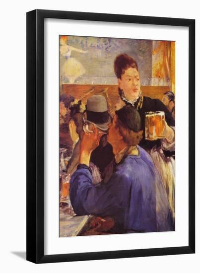 Beer Waitress-Edouard Manet-Framed Art Print