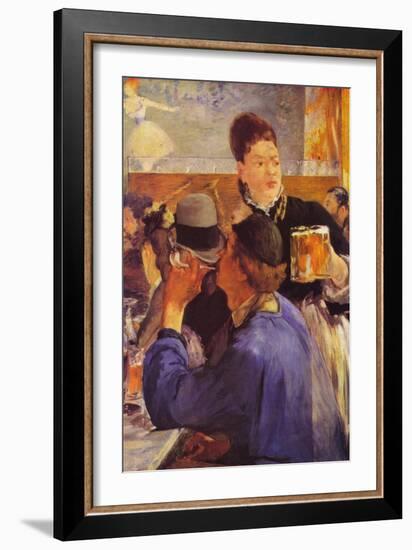 Beer Waitress-Edouard Manet-Framed Art Print