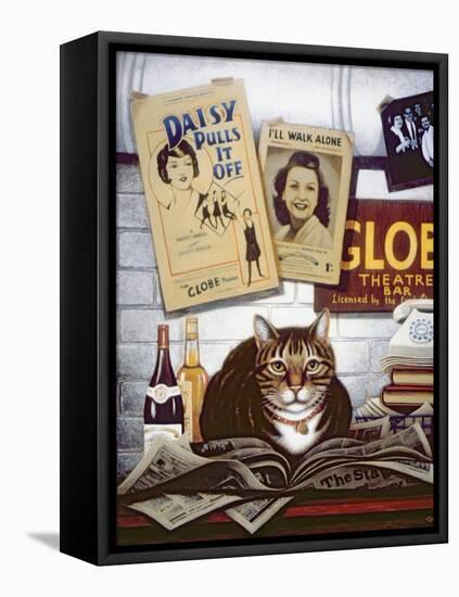 Beerbohm, the Theatre Cat-Frances Broomfield-Framed Premier Image Canvas