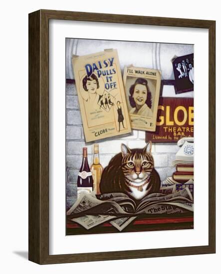 Beerbohm, the Theatre Cat-Frances Broomfield-Framed Giclee Print