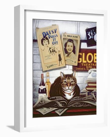 Beerbohm, the Theatre Cat-Frances Broomfield-Framed Giclee Print