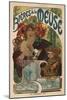 Beers of the Meuse-Alphonse Mucha-Mounted Art Print