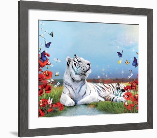 Bees, Bugs, And Tiger-Nancy Tillman-Framed Art Print