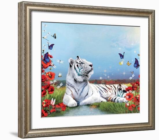 Bees, Bugs, And Tiger-Nancy Tillman-Framed Art Print