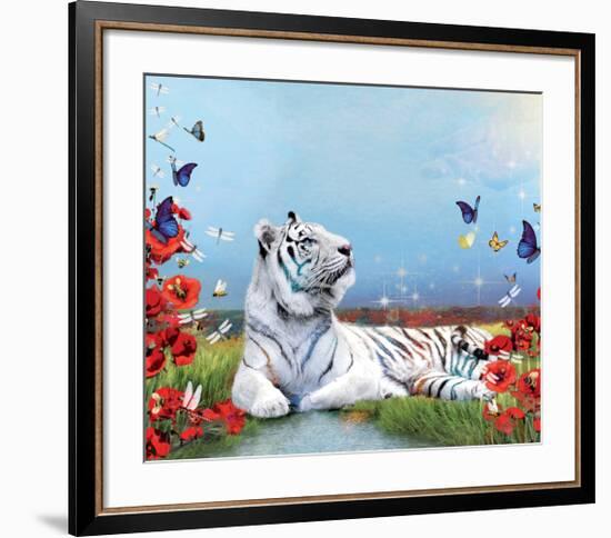 Bees, Bugs, And Tiger-Nancy Tillman-Framed Art Print