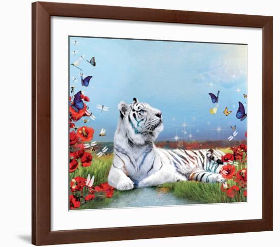 Bees, Bugs, And Tiger-Nancy Tillman-Framed Art Print