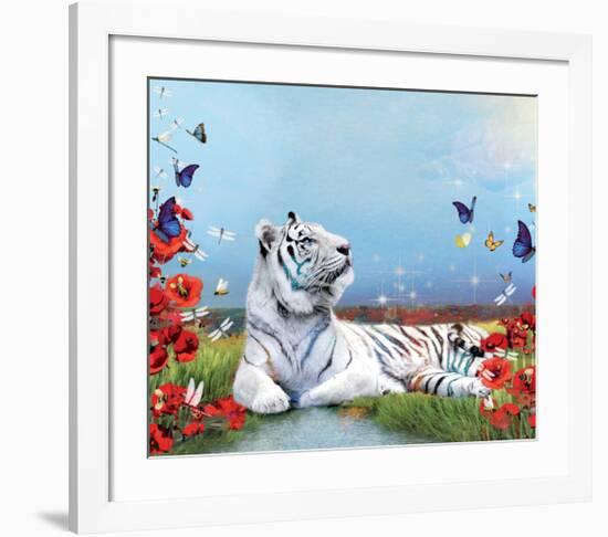 Bees, Bugs, And Tiger-Nancy Tillman-Framed Art Print