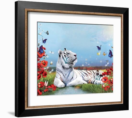 Bees, Bugs, And Tiger-Nancy Tillman-Framed Premium Giclee Print