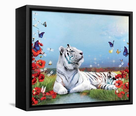 Bees, Bugs, And Tiger-Nancy Tillman-Framed Stretched Canvas