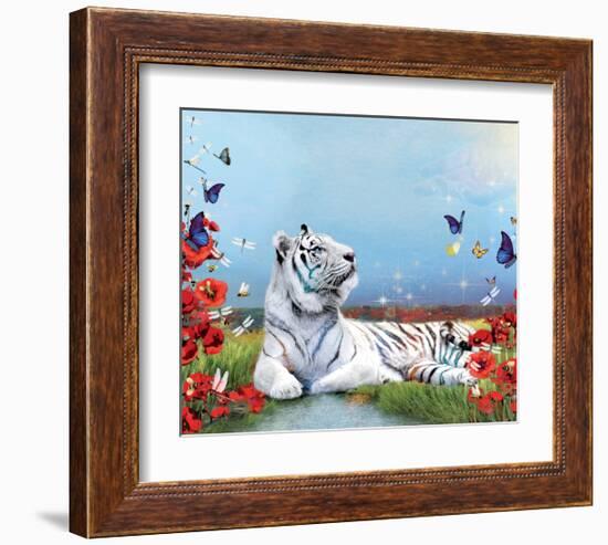 Bees, Bugs, And Tiger-Nancy Tillman-Framed Art Print