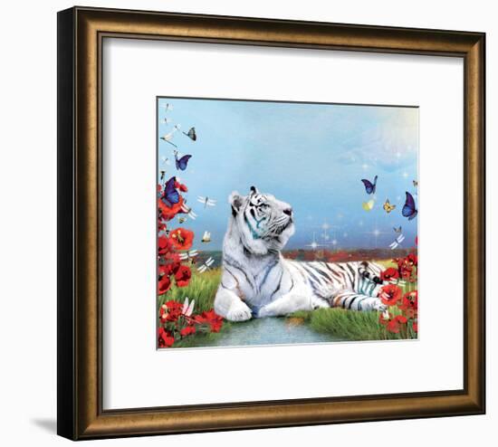 Bees, Bugs, And Tiger-Nancy Tillman-Framed Art Print