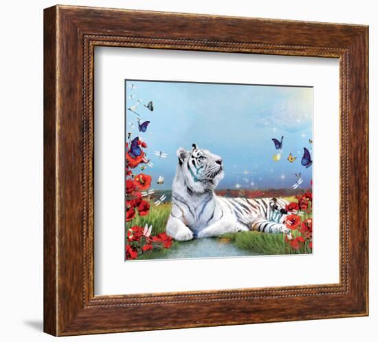 Bees, Bugs, And Tiger-Nancy Tillman-Framed Art Print