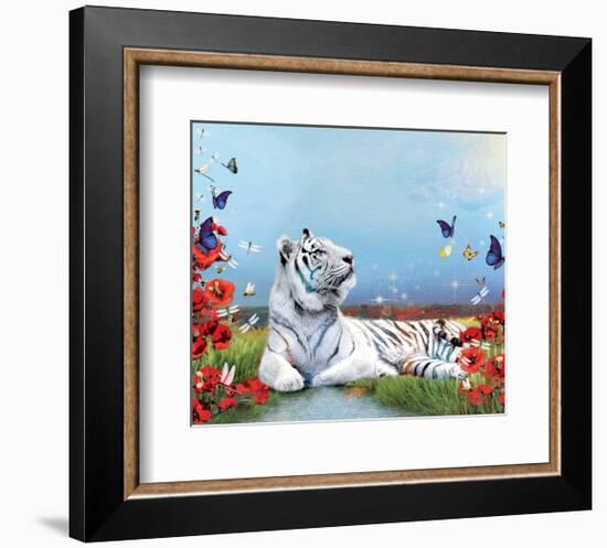 Bees, Bugs, And Tiger-Nancy Tillman-Framed Art Print