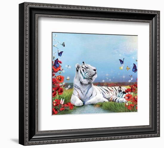 Bees, Bugs, And Tiger-Nancy Tillman-Framed Art Print