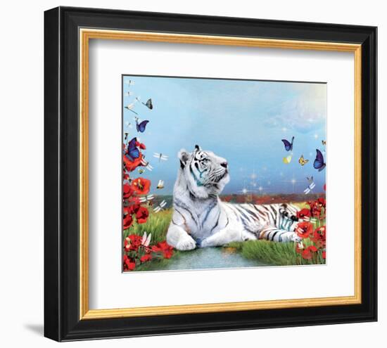 Bees, Bugs, And Tiger-Nancy Tillman-Framed Art Print