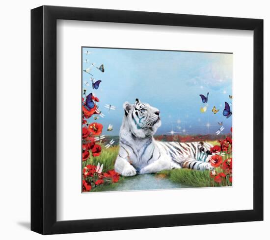 Bees, Bugs, And Tiger-Nancy Tillman-Framed Art Print