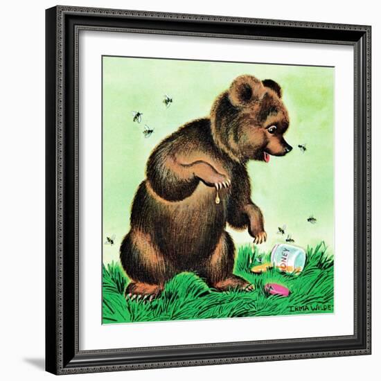 Bees for Bear - Jack & Jill-Irma Wilde-Framed Giclee Print